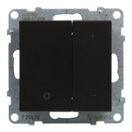 SUNO - Ściemniacz przyciskowy - 240 V~ - 50 Hz - 5 - 75 W ( 10 lamp maks.) dla lamp LED i świetlówek kompaktowych z opcją ściemniania - bez zacisku neutralnego, Czarny - Legrand 721478
