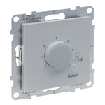 SUNO - Termostat pokojowy - zakres temperatury: 5 °C - 30 °C (+/- 0,5°C) - zasilanie: 230 V~ - 50/60 Hz, Aluminium -  Legrand 721336