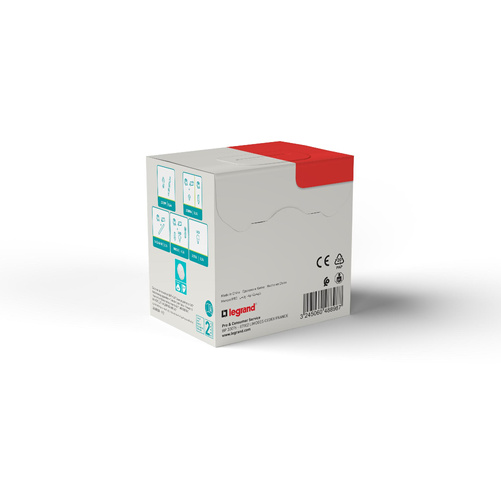 Nowe Plexo - Detektor ruchu z N 360°,komplet natynkowy - biały w opakowaniu detalicznym - Legrand 048898