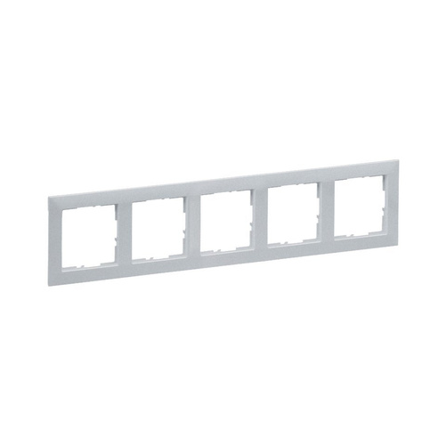 SUNO - Ramka - 5x, Aluminium - Legrand 721515