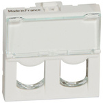 MOSAIC - Adapter do złaczy podwójnych Sytimax - 2 modułowy - Biały Legrand 078603