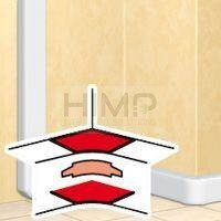 DLP Kąt wewnętrzny do wysokości 50, 85/95 z przegrodą Legrand 010606