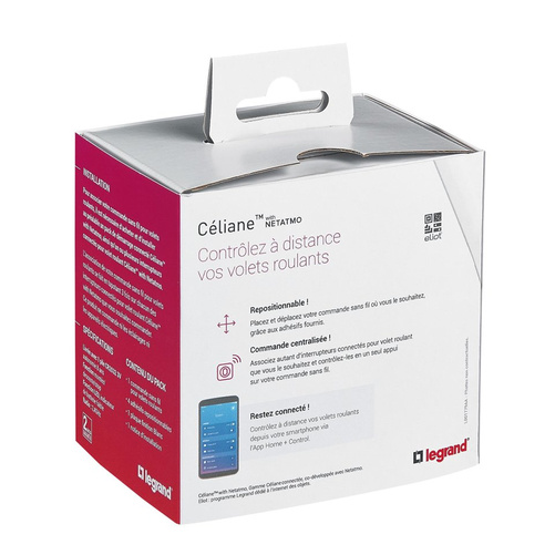 Celiane with NETATMO Łącznik bezprzewodowy rolet - BIAŁY Legrand 067646