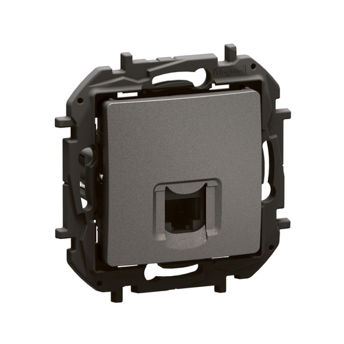 NOWE NILOE - GNIAZDO RJ 11 STALOWE - Legrand NP421MG