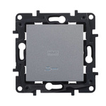 Niloe Step - Łącznik schodowy pojedynczy podświetlany 10 AX - Aluminium Legrand 863316