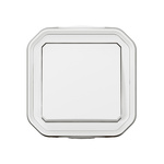 Nowe Plexo - Przycisk jednobiegunowy, komplet natynkowy 10A-250V~ - biały - Legrand 069760L