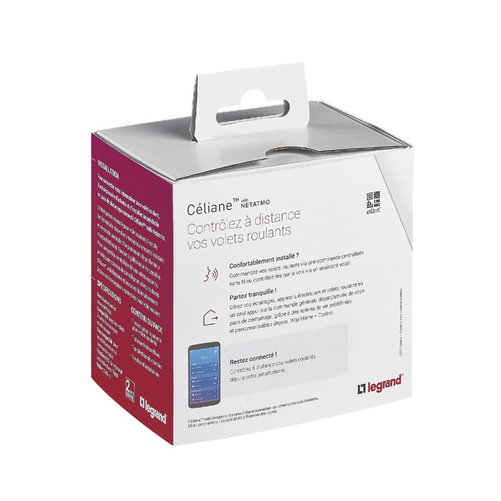 Celiane with NETATMO - łącznik rolet connected biały Legrand 067726