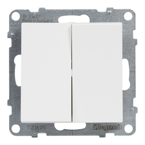 SUNO - Łącznik świecznikowy - 10 AX - 250 V~ - zaciski automatyczne, Biały - Legrand 721105