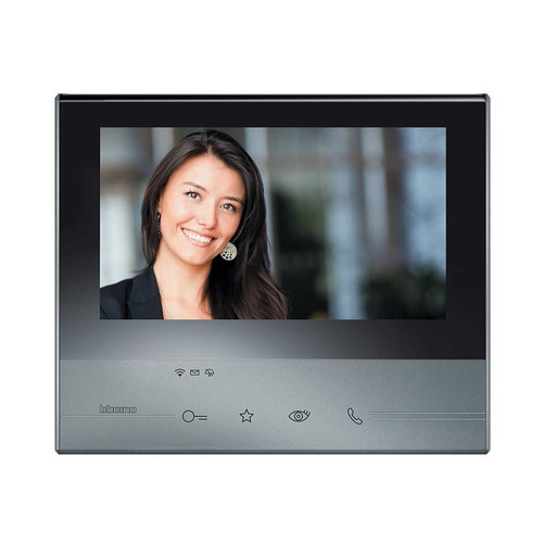 Wideodomofon 7" czarny panel Classe 300X13E SMART z wi-fi Bticino 344643