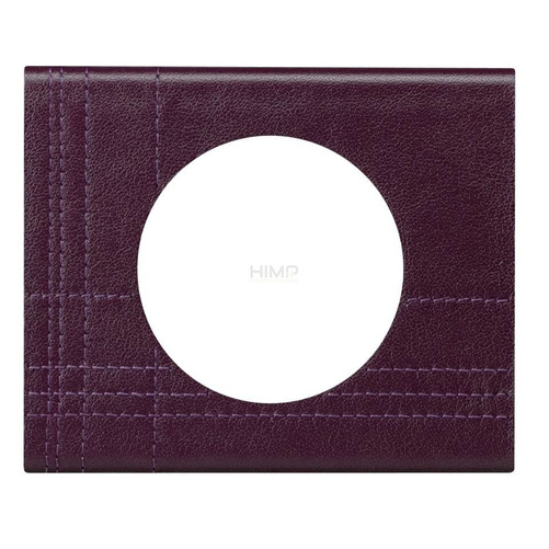 CELIANE - Ramka skóra fiolet pojedyncza Legrand 069441