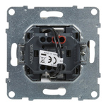 SUNO - Łacznik jednobiegunowy podświetlany - 10 AX - 250 V~ - zaciski automatyczne, Biały - Legrand 721111