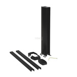 Minikolumna 2-komorowa 0,68m, czarna Legrand 653025