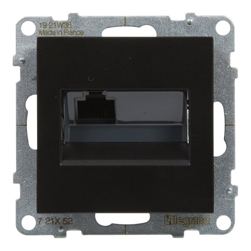 SUNO - Gniazdo RJ45/kat 6 UTP, Czarny - Legrand 721452