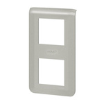 MOSAIC - Ramka 2 x 2 modułowa pionowa - Aluminium Legrand 079322L