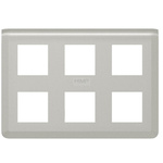 MOSAIC - Ramka 2 x 3 x 2 modułowa pozioma - Aluminium Legrand 079332L