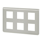 MOSAIC - Ramka 2 x 3 x 2 modułowa pozioma - Aluminium Legrand 079332L