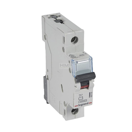 WYŁĄCZNIK NADPRĄDOWY S 311 1P C 3A 10000A SERII TX³ Legrand 404165