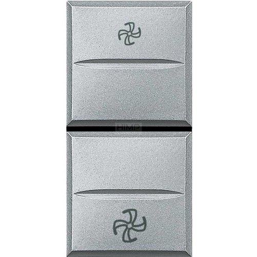 AXOLUTE - ŁĄCZNIK (1-0-2) DLA WENTYLATORÓW 1M AXIAL ALUMINIUM Bticino HC4027VMC