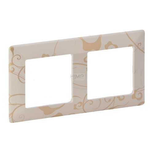 VALENA LIFE - RAMKA GRAFIKA KREMOWA FANTAZJA PODWÓJNA Legrand 754112