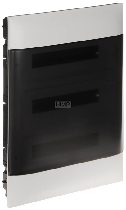 Rozdzielnica podtynkowa PRACTIBOX S 3X18 drzwi przeźroczyste Legrand 137378