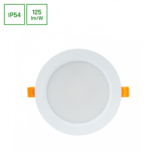 DURE 3 DOWNLIGHT 12W NW 230V 110st IP54 IK06 145x34 BIAŁY okrągła zasilacz zintegrowany