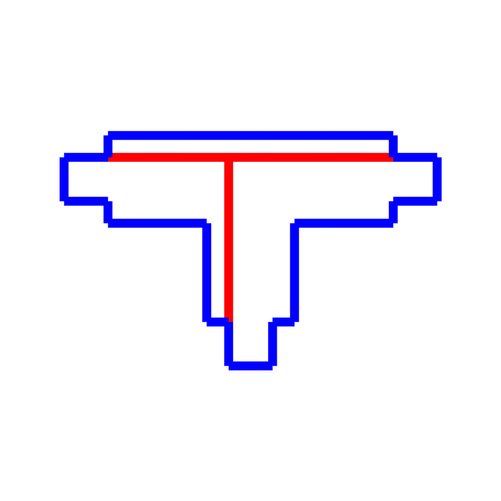SPS 2 ŁĄCZNIK T2 LEWY BIAŁY SPECTRUM T-L2