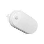 TECHNIC LAMP KANAŁOWA 20W NW 230V 120st IP54 IK07  220x60mm BIAŁY okrągła czujnik ruchu PIR