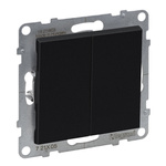 SUNO - Łącznik świecznikowy - 10 AX - 250 V~ - zaciski automatyczne, Czarny - Legrand 721405