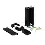 Minikolumna uniwersalna 1-komorowa 0,3m, czarna Legrand 653102