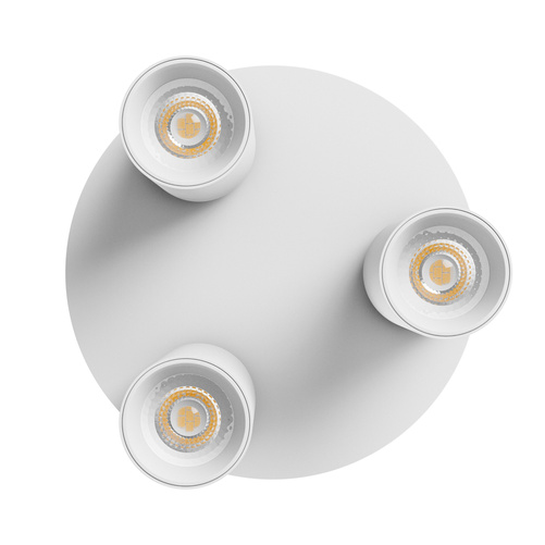 MADARA ALTRO ROUND 3xGU10 230V IP20 220X134MM BIAŁY
