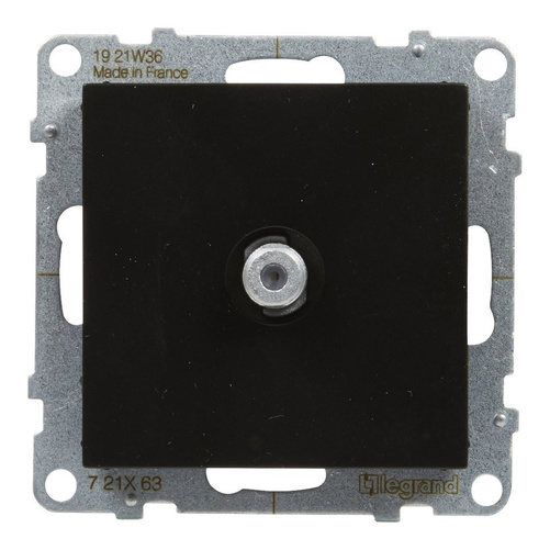 SUNO - Gniazdo TV typ "F" - końcowe - 1.5 dB, Czarny -  Legrand 721463