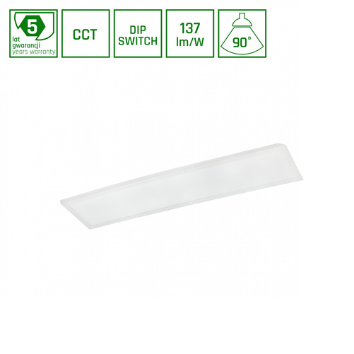 ALGINE PANEL BACKLIGHT 26W/36W/46W CCT 230V 90ST IP20 UGR<19 300X1200X34MM BIAŁY 5 LAT GWARANCJI