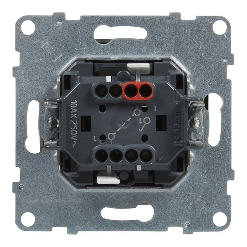SUNO - Łacznik jednobiegunowy - 10 AX - 250 V~ - zaciski automatyczne, Aluminium - Legrand 721301