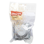 SUNO - Ściemniacz obrotowy - 240 V~ - 50 Hz - 5 - 75 W ( 10 lamp maks.) dla lamp LED z opcją ściemniania - bez zacisku neutralnego, Aluminium - Legrand 721379