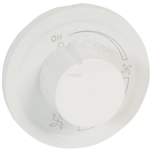 CELIANE - Plakietka regulatora prędkości wentylatora 400 W biała Legrand 068088