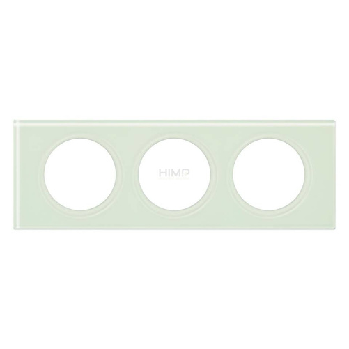 CELIANE - Ramka szkło kaolin potrójna pozioma/pionowa Legrand 069313