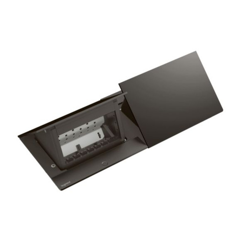 INCARA: Puszka Pop up 2x4 modułyI do wyposażenia CZARNY Legrand 654806