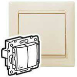 VALENA Łącznik schodowy podwójny IP44 KREM 10AX-250~ Legrand 774198