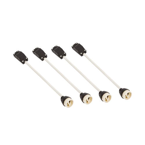 Oprawa Sufitowa Podtynkowa MODERN DAY MINI GU10 X 4 GU10 250V IP20 Biała z Czarnym Środkiem SpectrumLED SLIP002004