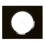 CELIANE - Ramka szkło czarny grafit pojedyncza Legrand 069301