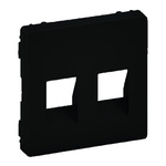 VALENA LIFE - Plakietka gniazda głośnikowego podwójnego CZARNY Legrand 756372