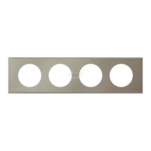 CELIANE - Ramka stal szlachetna poczwórna pozioma/pionowa Legrand 069104