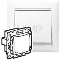 VALENA Łącznik schodowy IP44 BIAŁY 10AX-250~ Legrand 774206