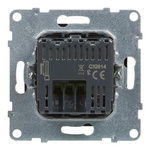 SUNO - Ściemniacz przyciskowy - 240 V~ - 50 Hz - 5 - 75 W ( 10 lamp maks.) dla lamp LED i świetlówek kompaktowych z opcją ściemniania - bez zacisku neutralnego, Czarny - Legrand 721478