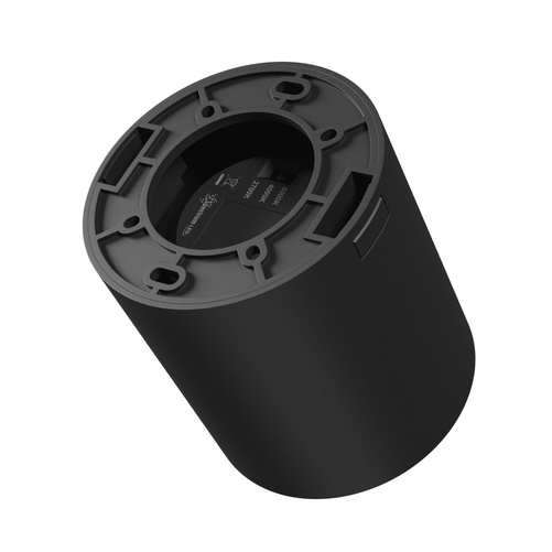 CHLOE COMPLETE NATYNKOWA 7W CCT 230V 45ST IP20 UGR<19 FI90X100MM CZARNY OKRĄGŁA