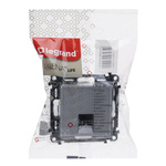 VALENA LIFE - Gniazdo telefoniczne pojedyncze 1 x RJ 11 ALUMINIUM Legrand 753338