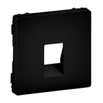 VALENA LIFE - Plakietka gniazda głośnikowego pojedynczego CZARNA Legrand 756362