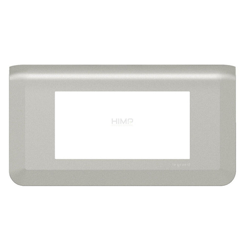 MOSAIC - Ramka 4 modułowa - Aluminium Legrand 079314L