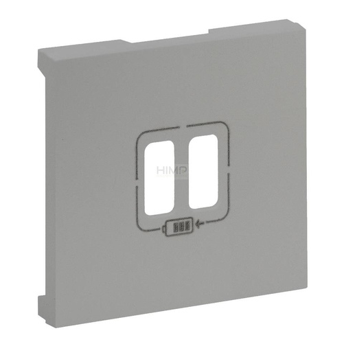 NILOE STEP - GNIAZDO USB 3A TYP A+A - PLAKIETKA KOLOR ALUMINUM Legrand 864324