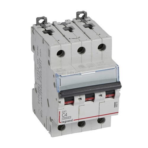 WYŁĄCZNIK NADPRĄDOWY S 313 3P C 4A 10000A SERII DX³ Legrand 409250